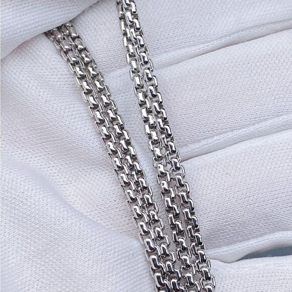 Effy Sterling Silver Diamond Star Of David Pendant Necklace - Picture 13 of 13